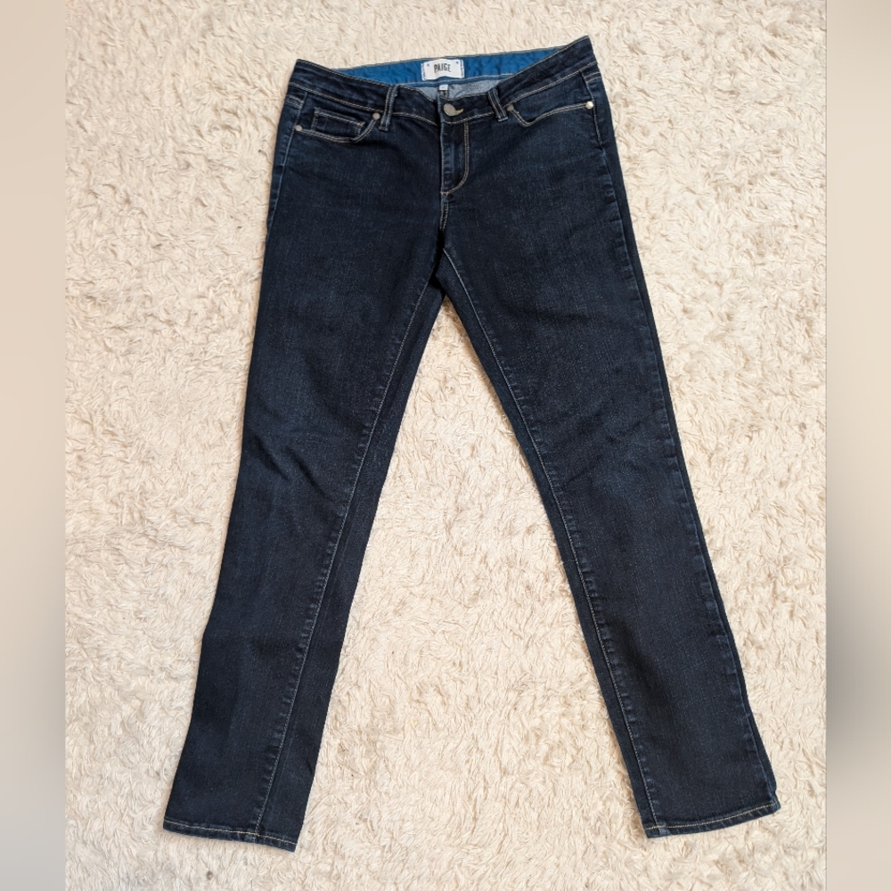PAIGE Dark Wash Skinny Jeans Size 30